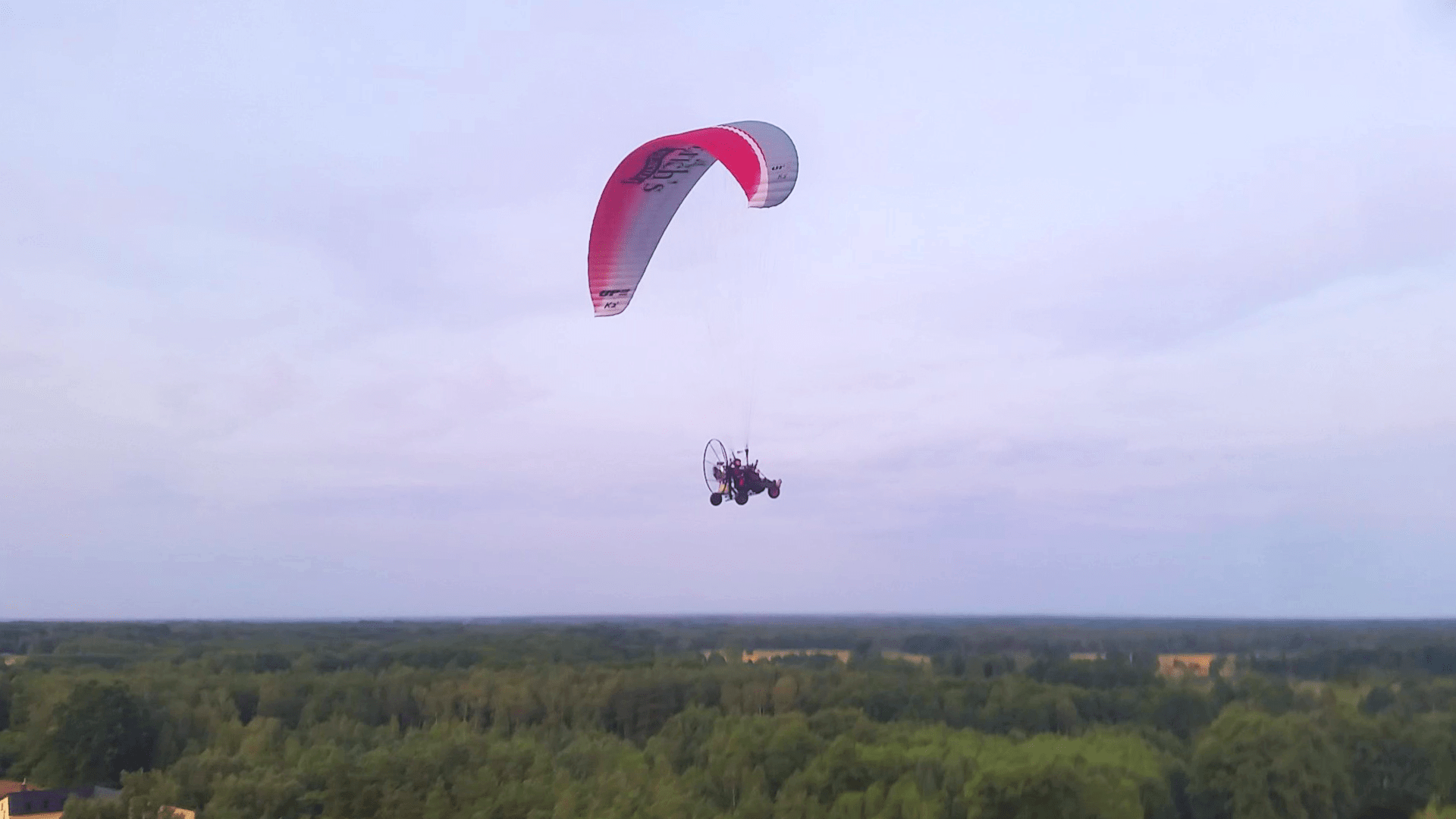 Paralotniowa Puznówka widok z lotu